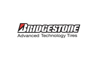 Bridgestone logo with text "Advanced Technology Tires" in bold lettering.